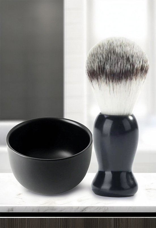 Qualis F1 Tıraş Fırçası + Paslanmaz Tıraş Kasesi