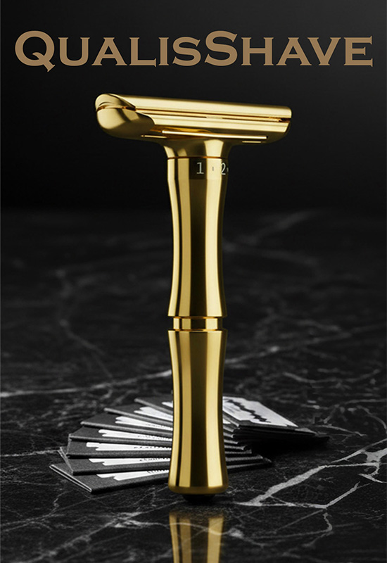 Qualis Q16 Ayarlanabilir Full Metal Manuel Tıraş Makinesi + 5 Adet Platinum Yaprak Jilet