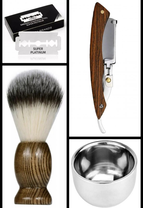 Qualis U6 Mekanizmalı Ustura + F6 Fırça + Kase + 5 Adet Platinum Yaprak Jilet Qualis U6 Mekanizmalı Ustura + F6 Fırça + Kase + 5 Adet Platinum Yaprak Jilet